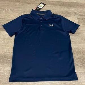 🆕 Under Armour Boys Golf Polo Youth M